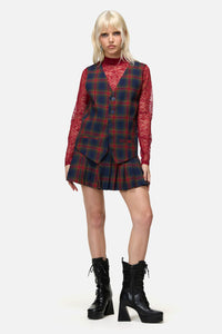 Dangerfield NZ - Antler Check Vest - multi