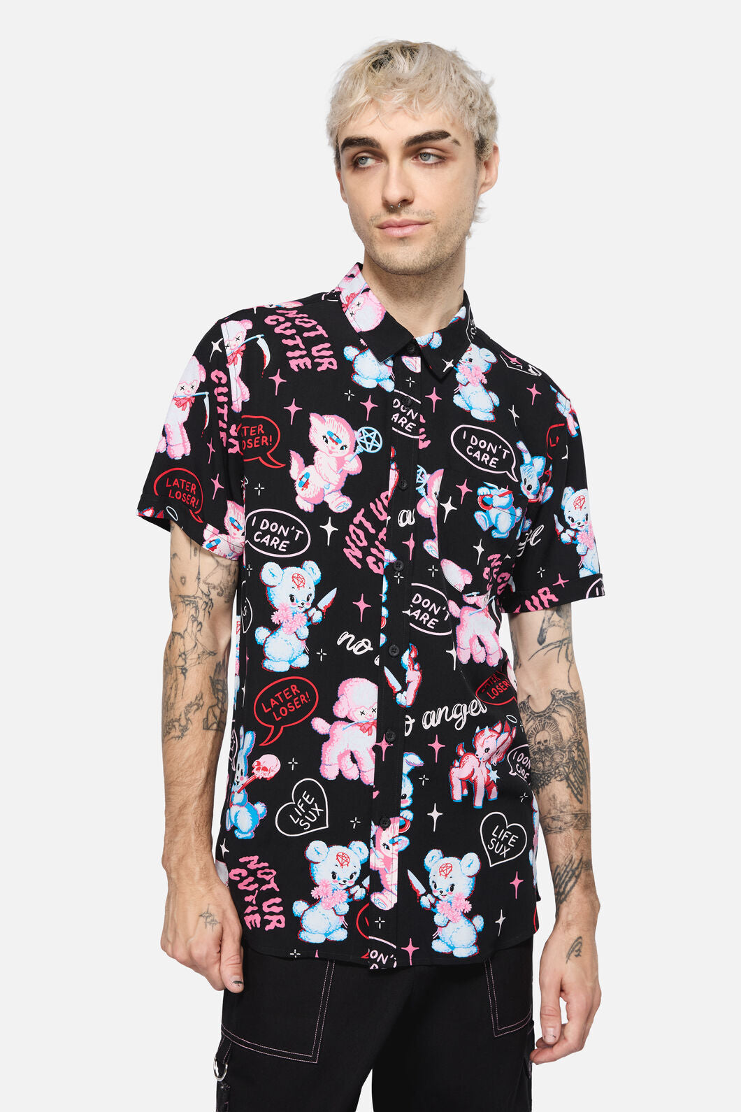 Dangerfield NZ - Creeps Goth SS Shirt - black
