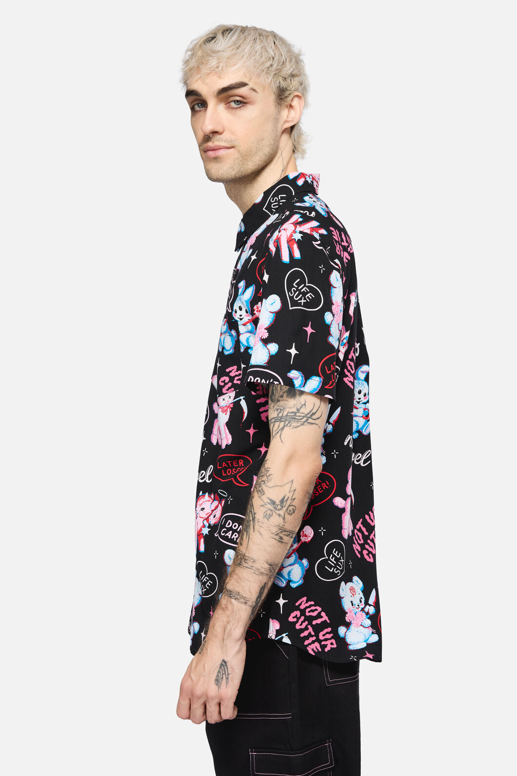 Dangerfield NZ - Creeps Goth SS Shirt - black