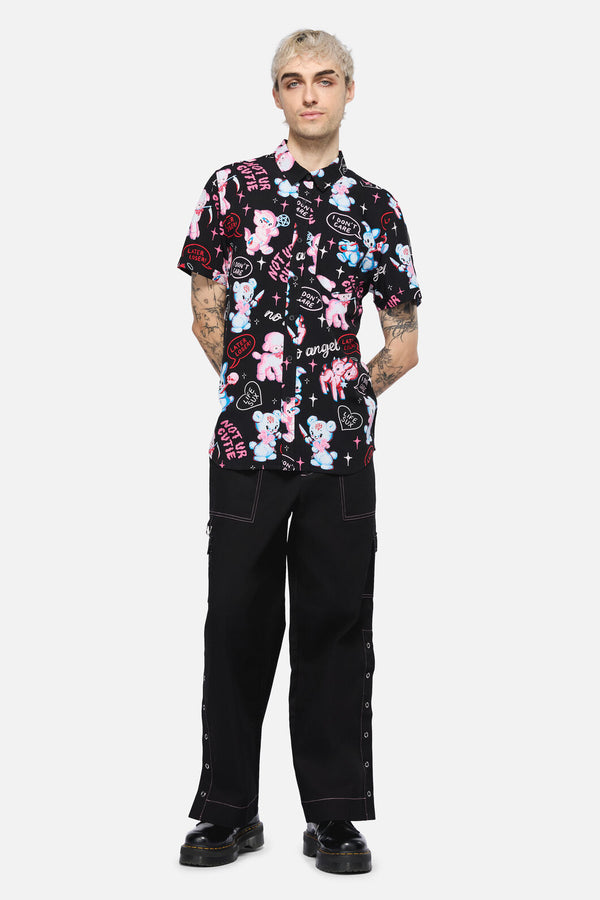Dangerfield NZ - Creeps Goth SS Shirt - black