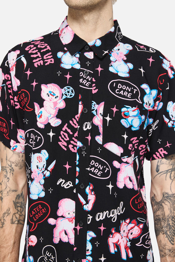 Dangerfield NZ - Creeps Goth SS Shirt - black