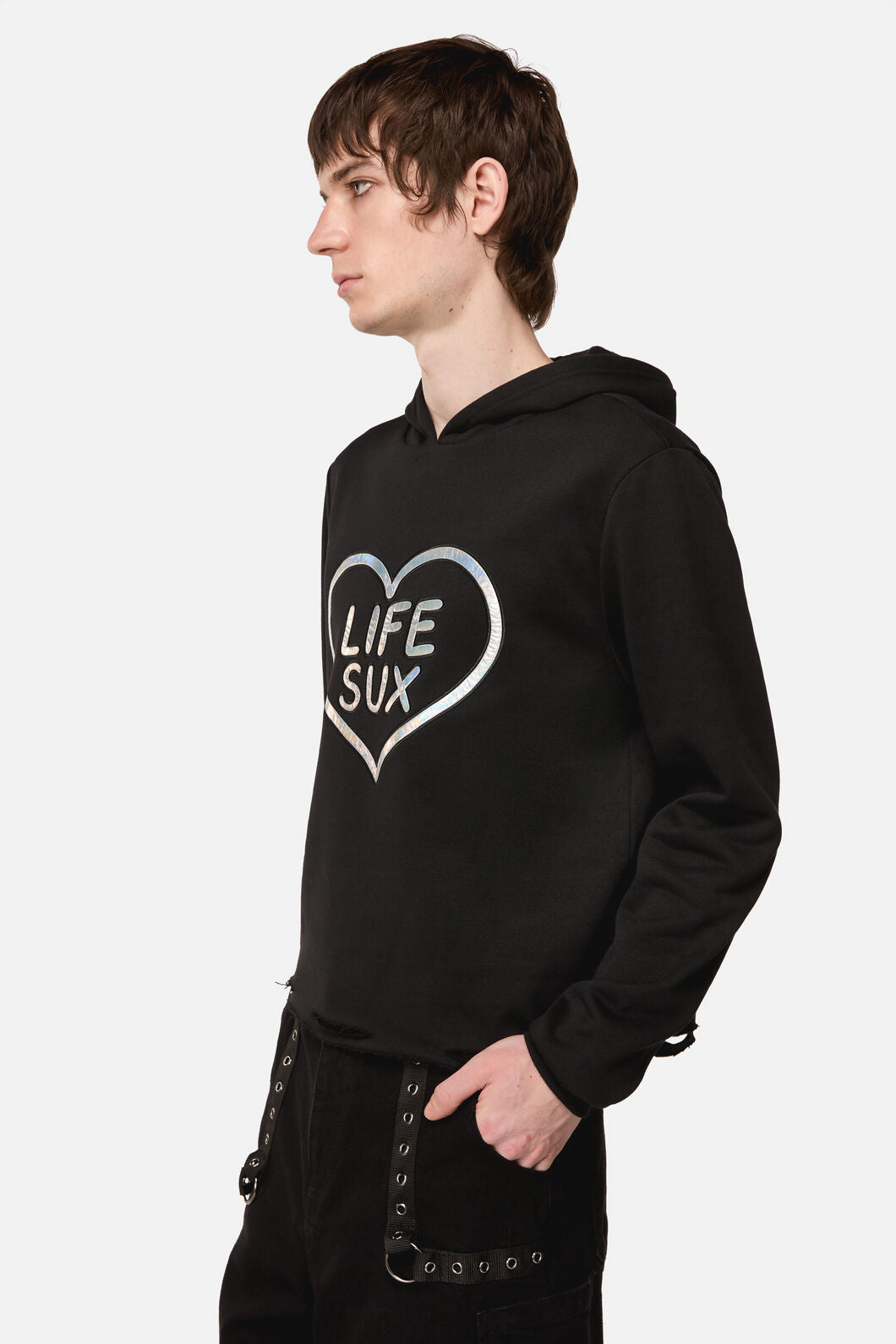 Dangerfield NZ - Hater Goth Hoodie - black