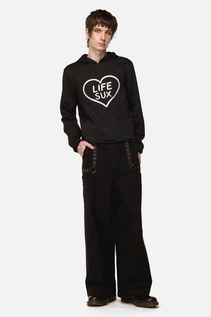 Dangerfield NZ - Hater Goth Hoodie - black