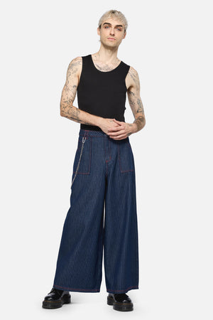 Dangerfield NZ - Anon Pin Stripe Jeans - indigo