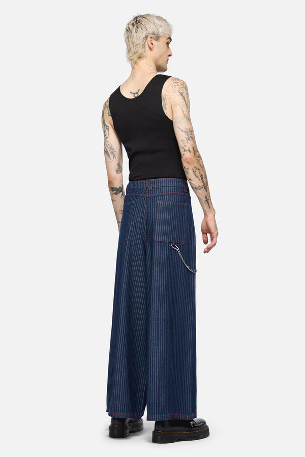Dangerfield NZ - Anon Pin Stripe Jeans - indigo