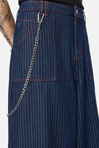Dangerfield NZ - Anon Pin Stripe Jeans - indigo