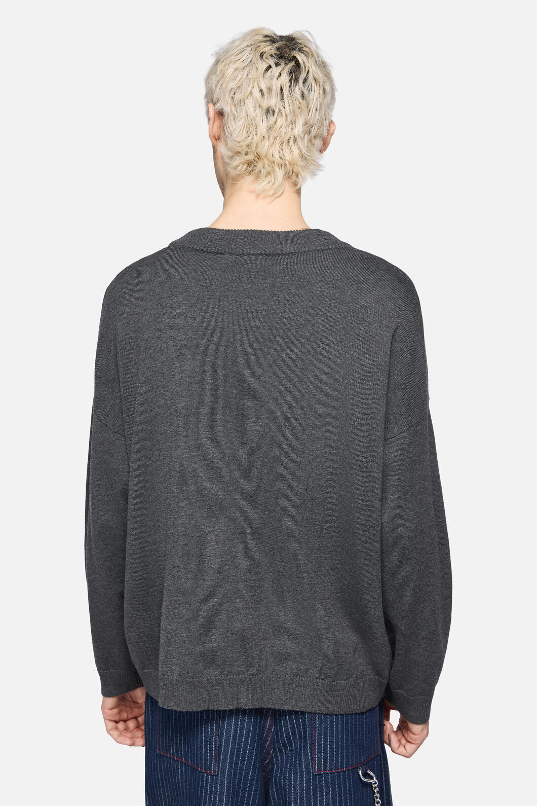 Dangerfield NZ - Tricksters Argyle Cardi - grey