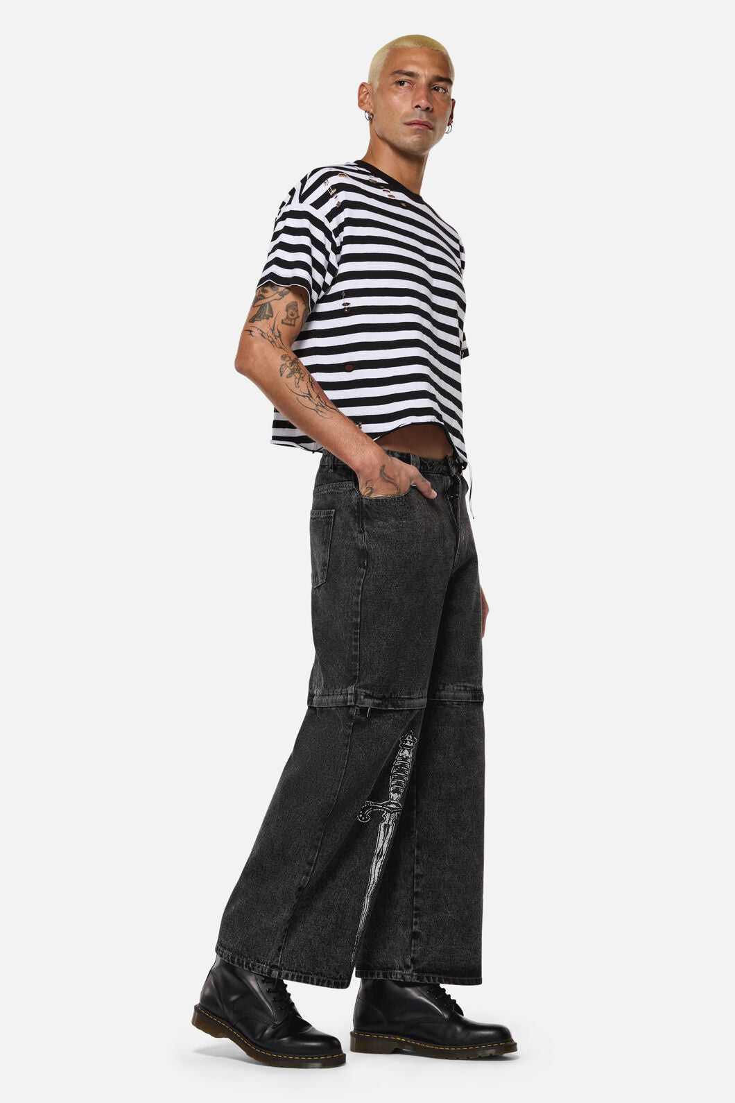 Dangerfield NZ - Dagger Goth Jean - black
