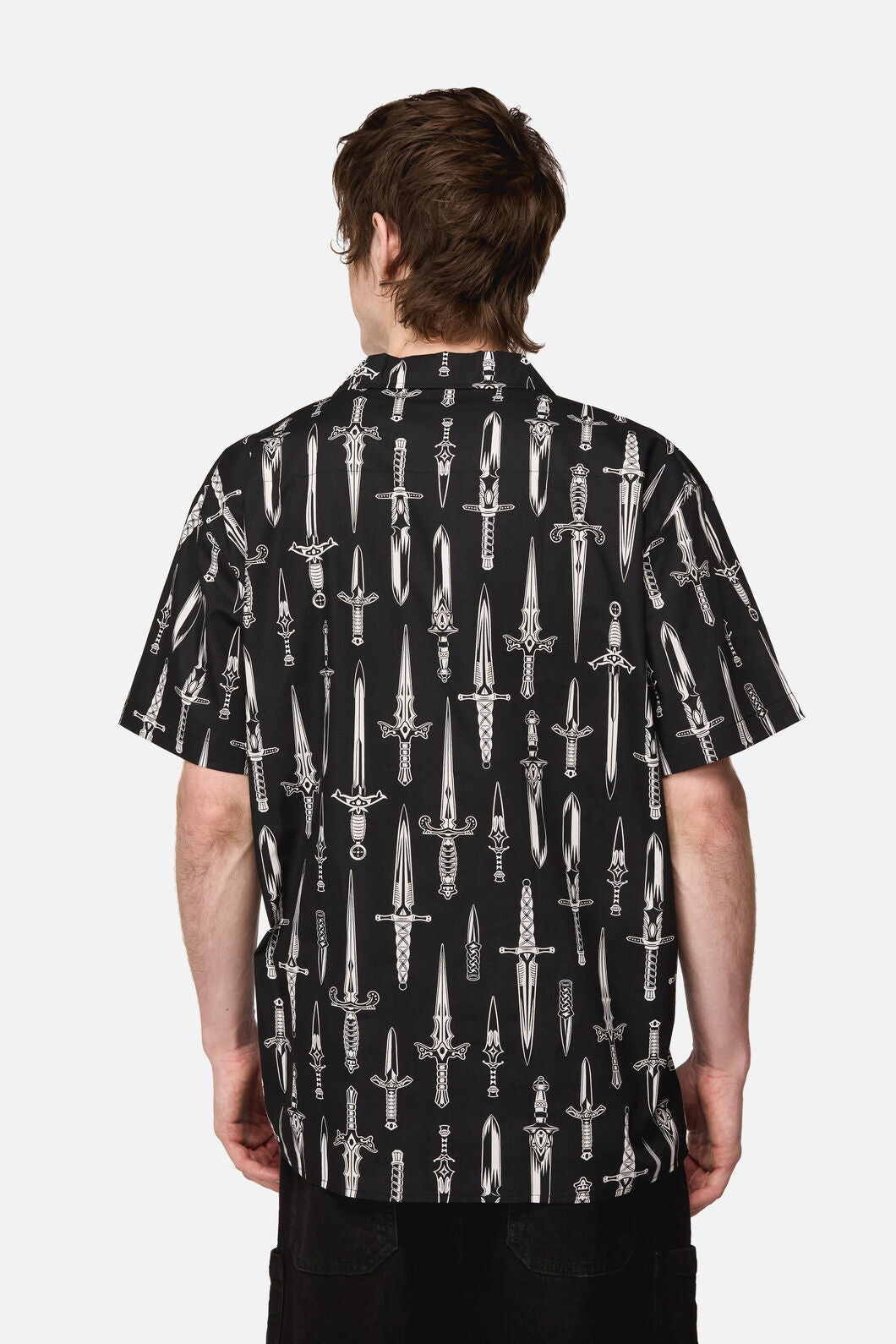Dangerfield NZ - Dagger Goth SS Shirt - black