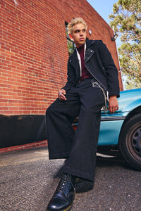 Dangerfield NZ - Mischief Eyelet Jean - black