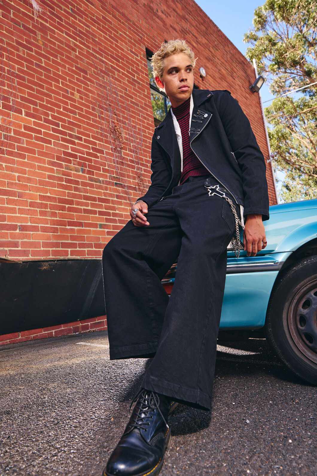 Dangerfield NZ - Mischief Eyelet Jean - black