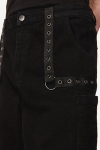 Dangerfield NZ - Mischief Eyelet Jean - black