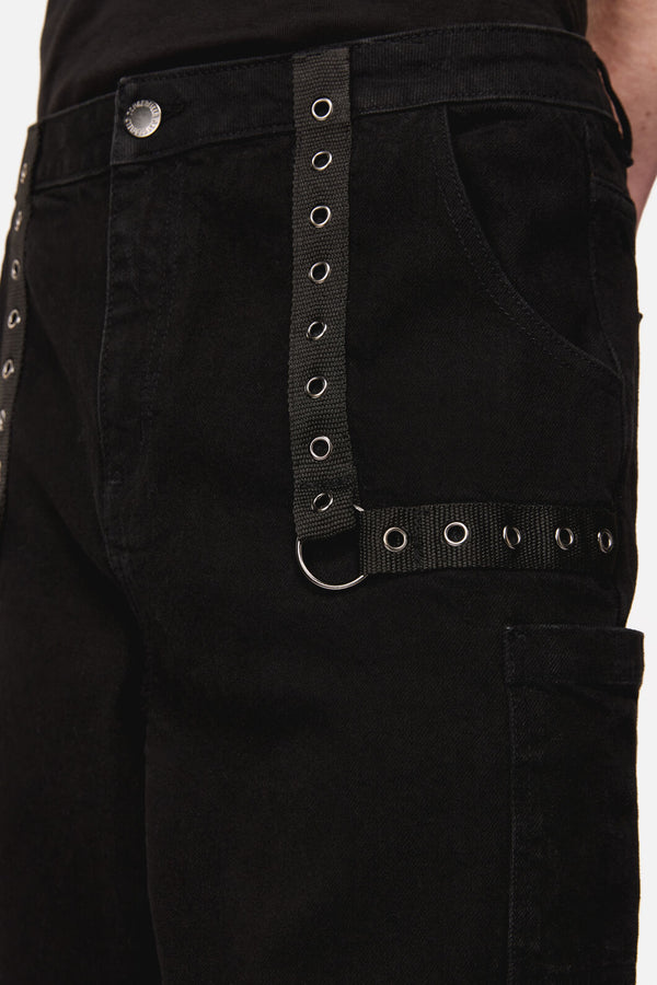 Dangerfield NZ - Mischief Eyelet Jean - black
