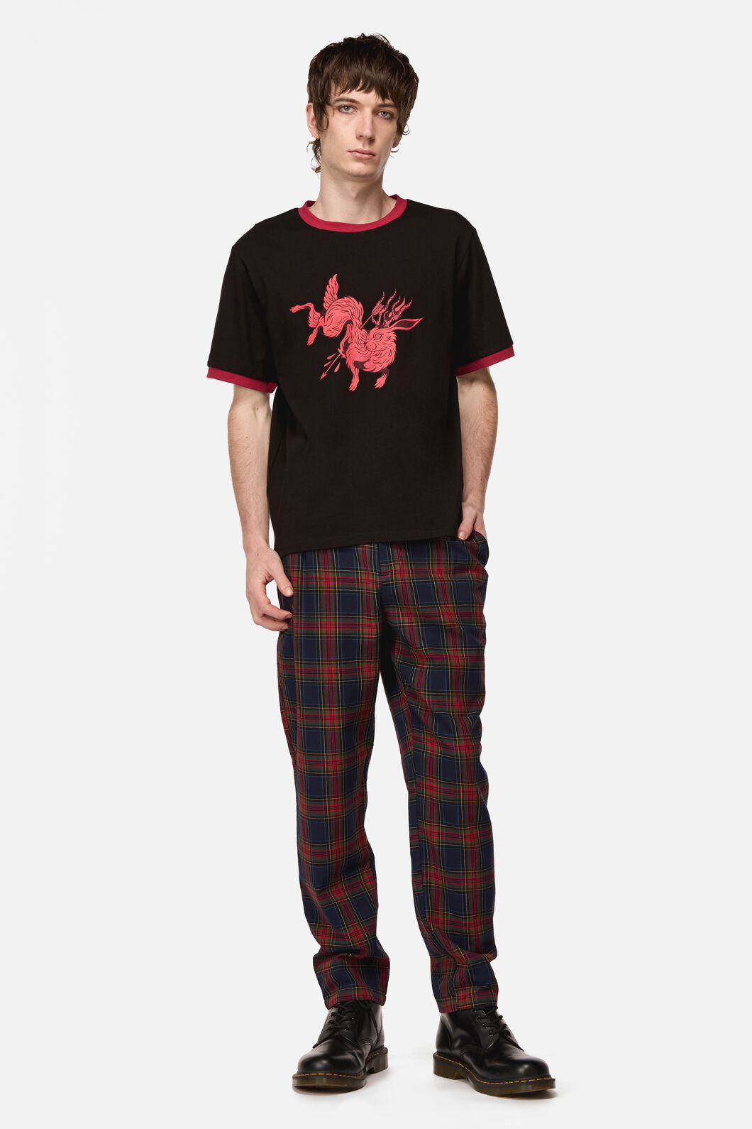 Dangerfield NZ - Jackalope Ringer Tee - black