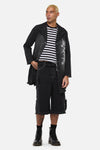 Dangerfield NZ - Y2K Sigil Denim Jacket - black