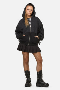 Dangerfield NZ - Goth Buckle Hoodie - black