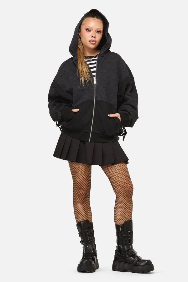 Dangerfield NZ - Goth Buckle Hoodie - black