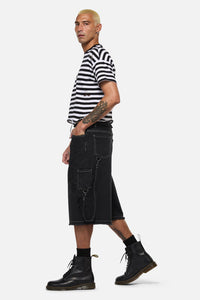 Dangerfield NZ - Y2K Sigil Wide Leg Jeans - black