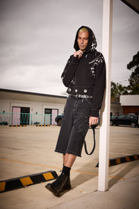 Dangerfield NZ - Y2K Sigil Wide Leg Jeans - black