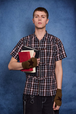 Dangerfield NZ - Archangel Tartan Shirt - brown