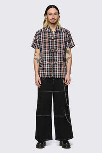 Dangerfield NZ - Archangel Tartan Shirt - brown