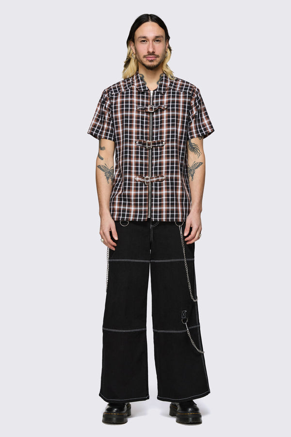 Dangerfield NZ - Archangel Tartan Shirt - brown