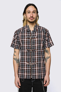 Dangerfield NZ - Archangel Tartan Shirt - brown