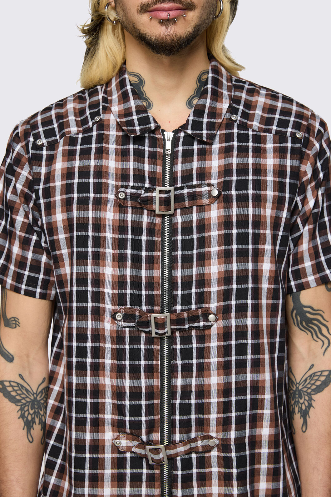 Dangerfield NZ - Archangel Tartan Shirt - brown
