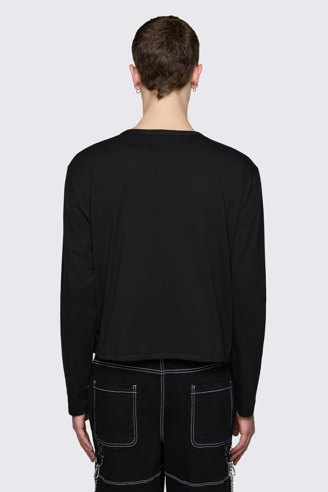 Dangerfield NZ - Archangel Print Jersey Cardi - black