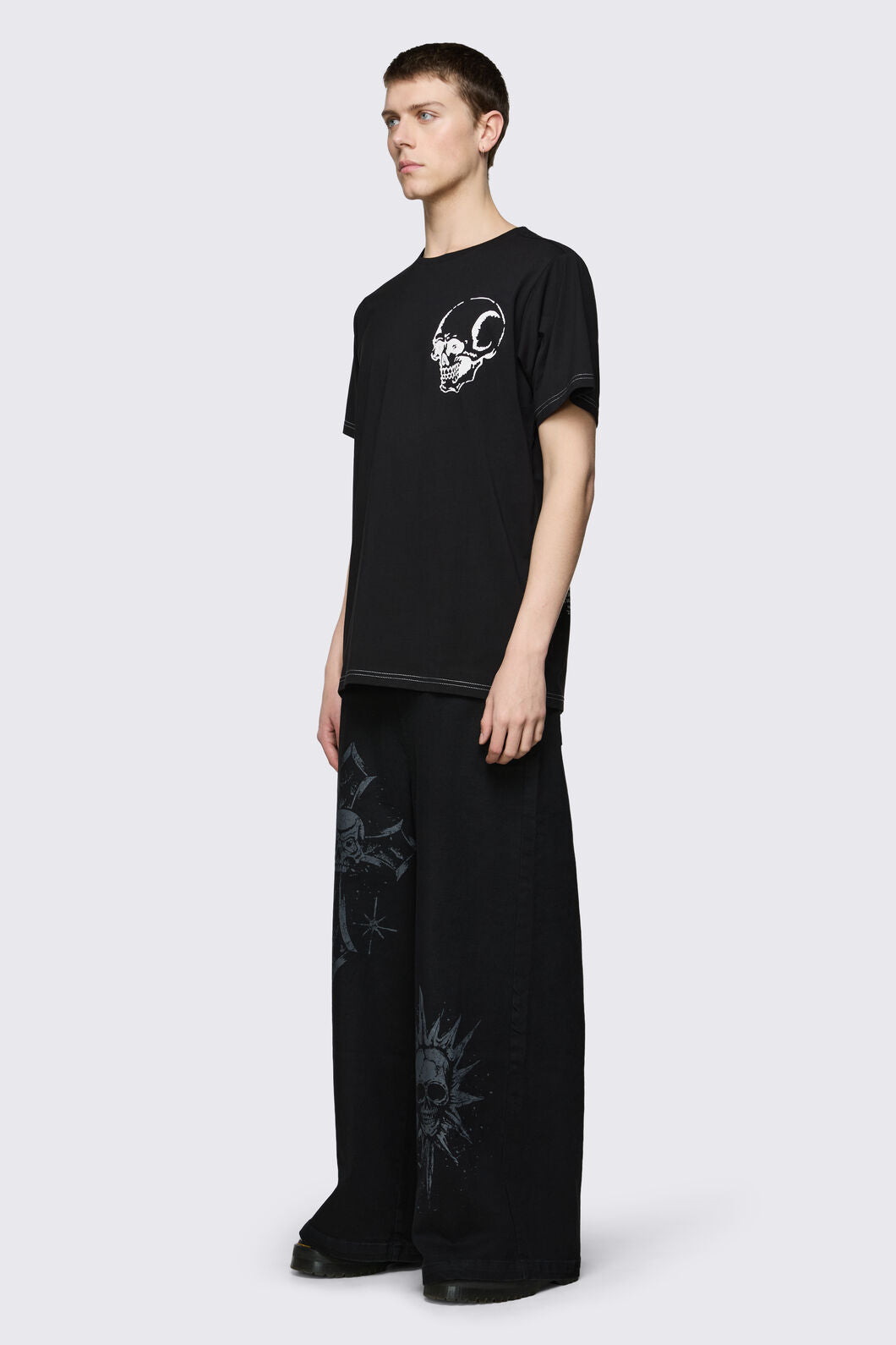 Dangerfield NZ - Archangel Skelly Tee - black