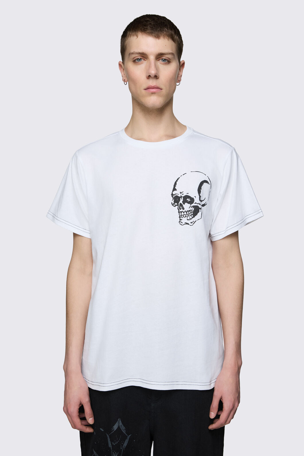 Dangerfield NZ - Archangel Skelly Tee - white