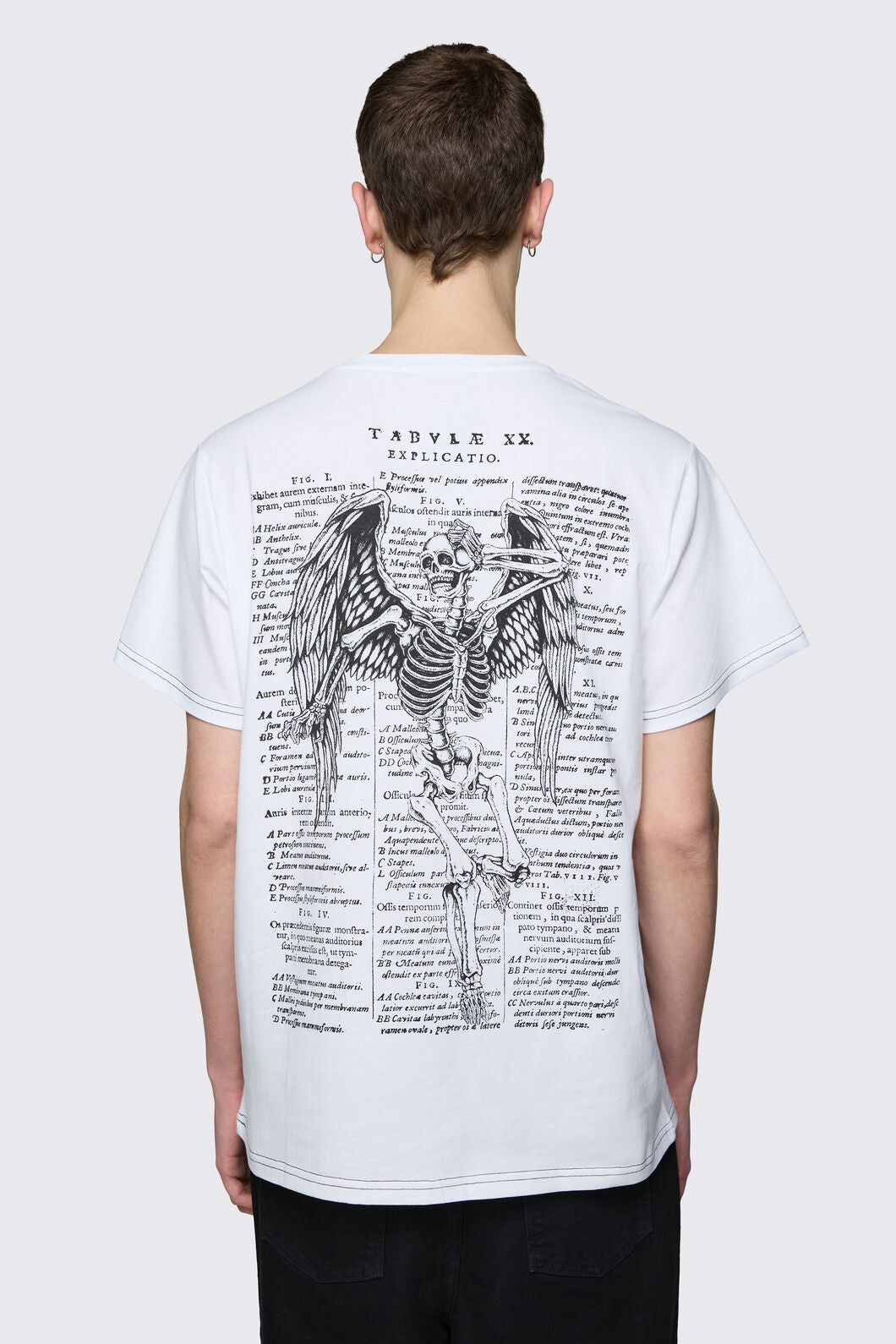 Dangerfield NZ - Archangel Skelly Tee - white