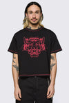 Dangerfield NZ - Big Cat Crop Tee - black