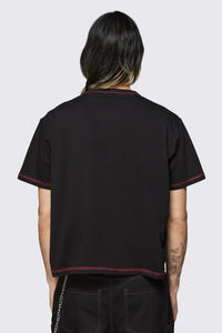 Dangerfield NZ - Big Cat Crop Tee - black