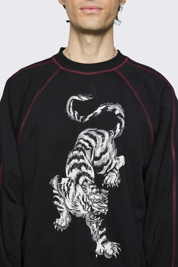 Dangerfield NZ - Big Cat Jumper - black