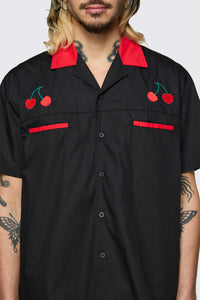 Dangerfield NZ - Delulu Revere Shirt - black