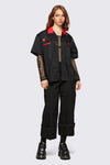 Dangerfield NZ - Delulu Revere Shirt - black