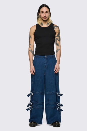 Dangerfield NZ - Dizzy Denim Cargo - black