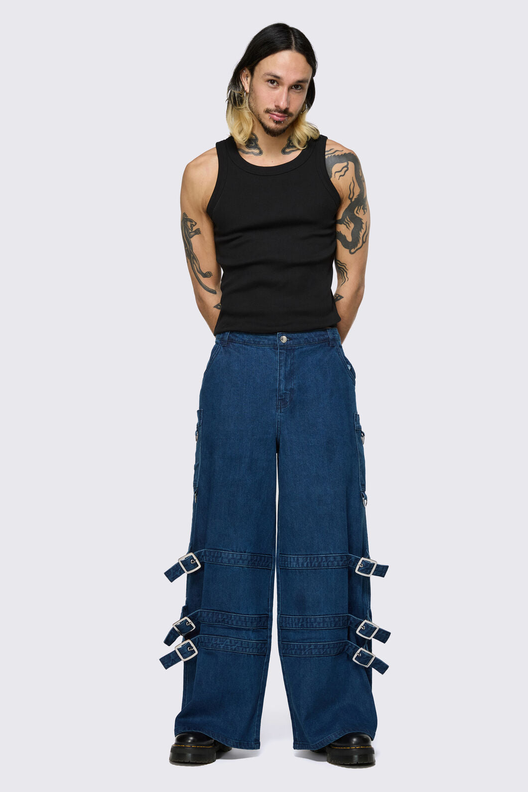 Dangerfield NZ - Dizzy Denim Cargo - black