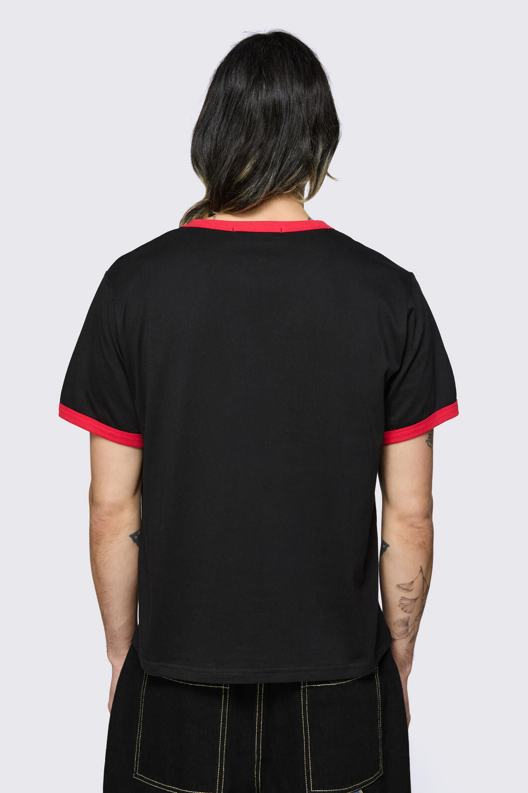Dangerfield NZ - Cherry Cherry Tee - black