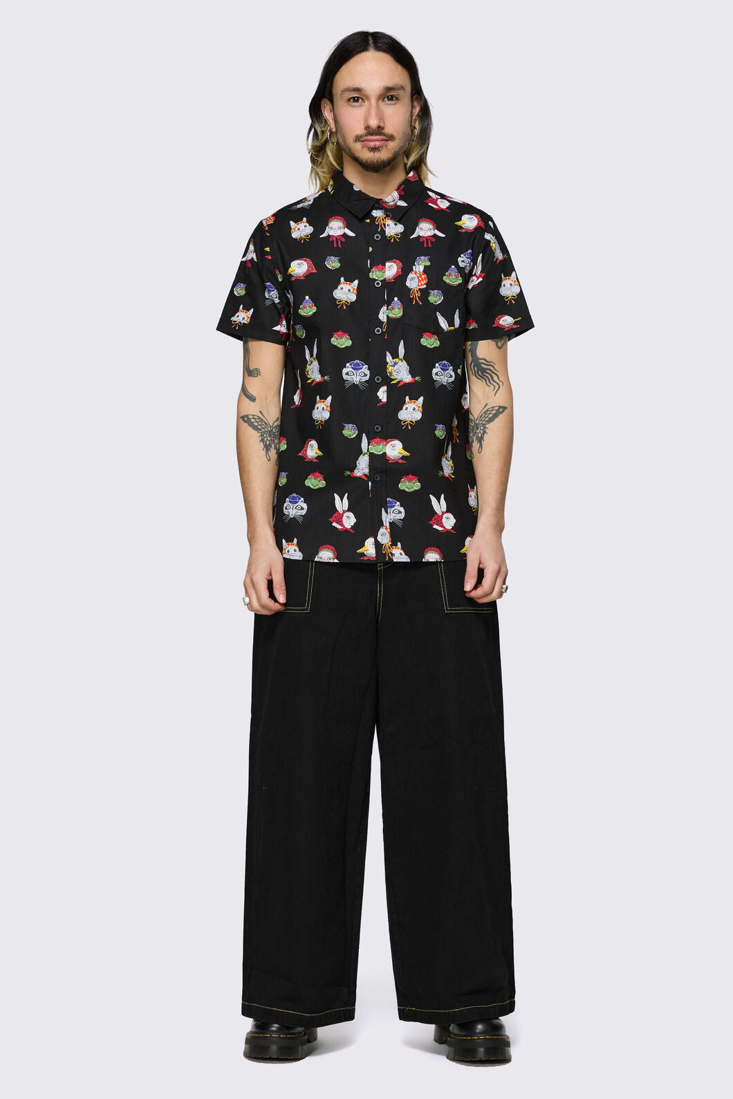 Dangerfield NZ - Bonnet Cutie Shirt - black