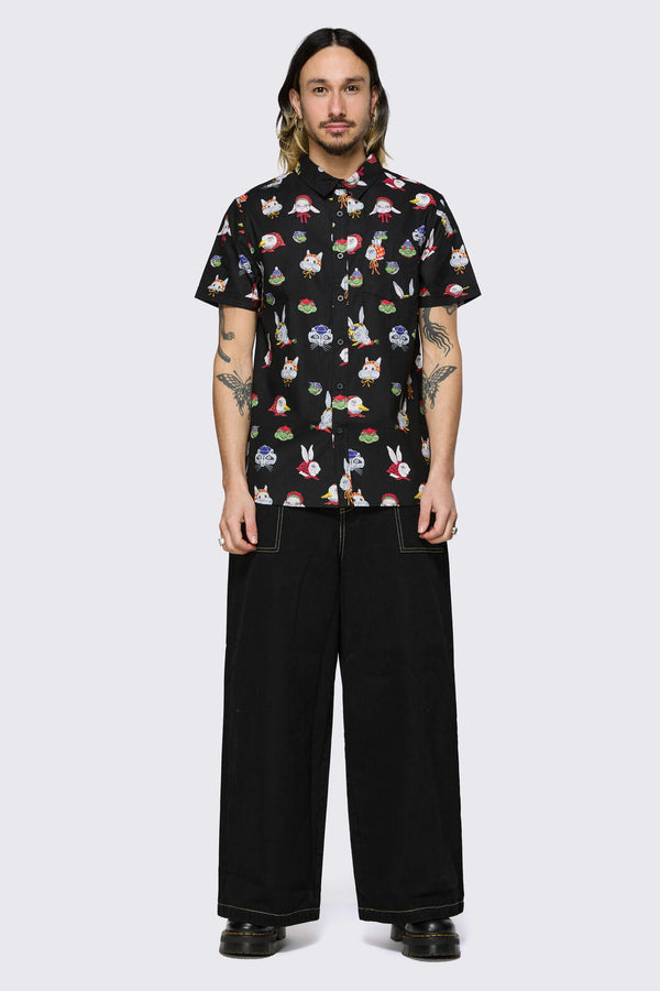 Dangerfield NZ - Bonnet Cutie Shirt - black