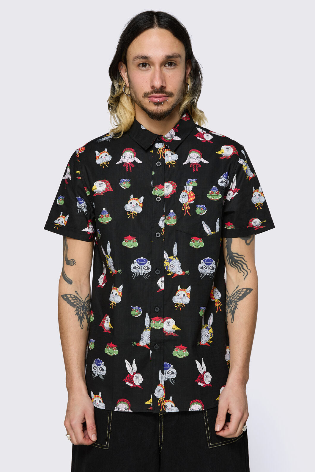 Dangerfield NZ - Bonnet Cutie Shirt - black