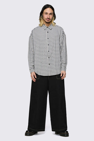Dangerfield NZ - Darling Gingham Shirt - black-white