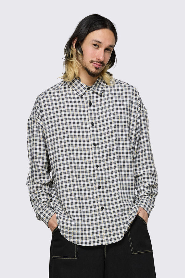 Dangerfield NZ - Darling Gingham Shirt - black-white