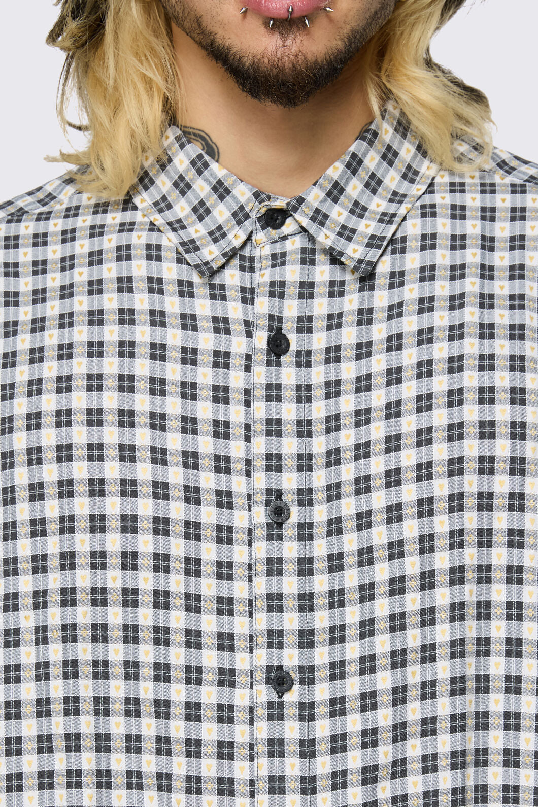 Dangerfield NZ - Darling Gingham Shirt - black-white