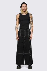 Dangerfield NZ - Medusa Chain Jeans - black