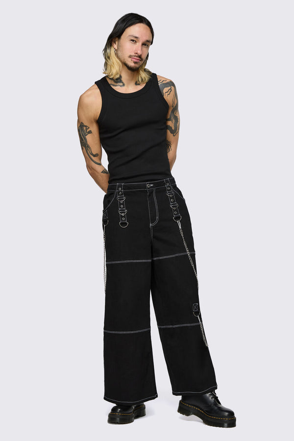 Dangerfield NZ - Medusa Chain Jeans - black