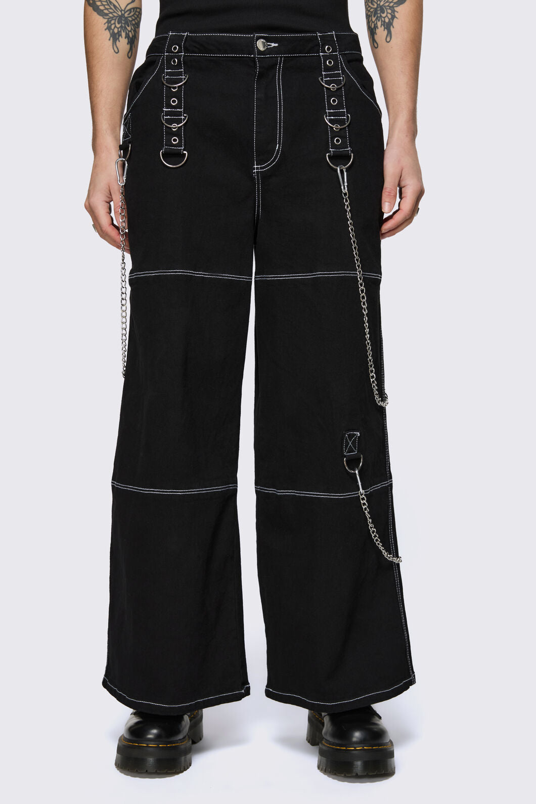 Dangerfield NZ - Medusa Chain Jeans - black