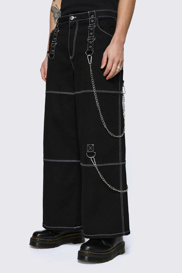 Dangerfield NZ - Medusa Chain Jeans - black